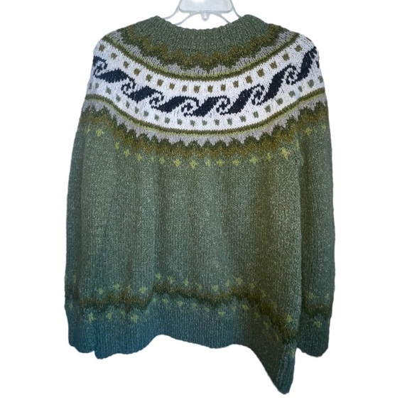 Otavalo Native American Wool, full zip Sweater. Size Medium- see measurements. - Picture 8 of 10